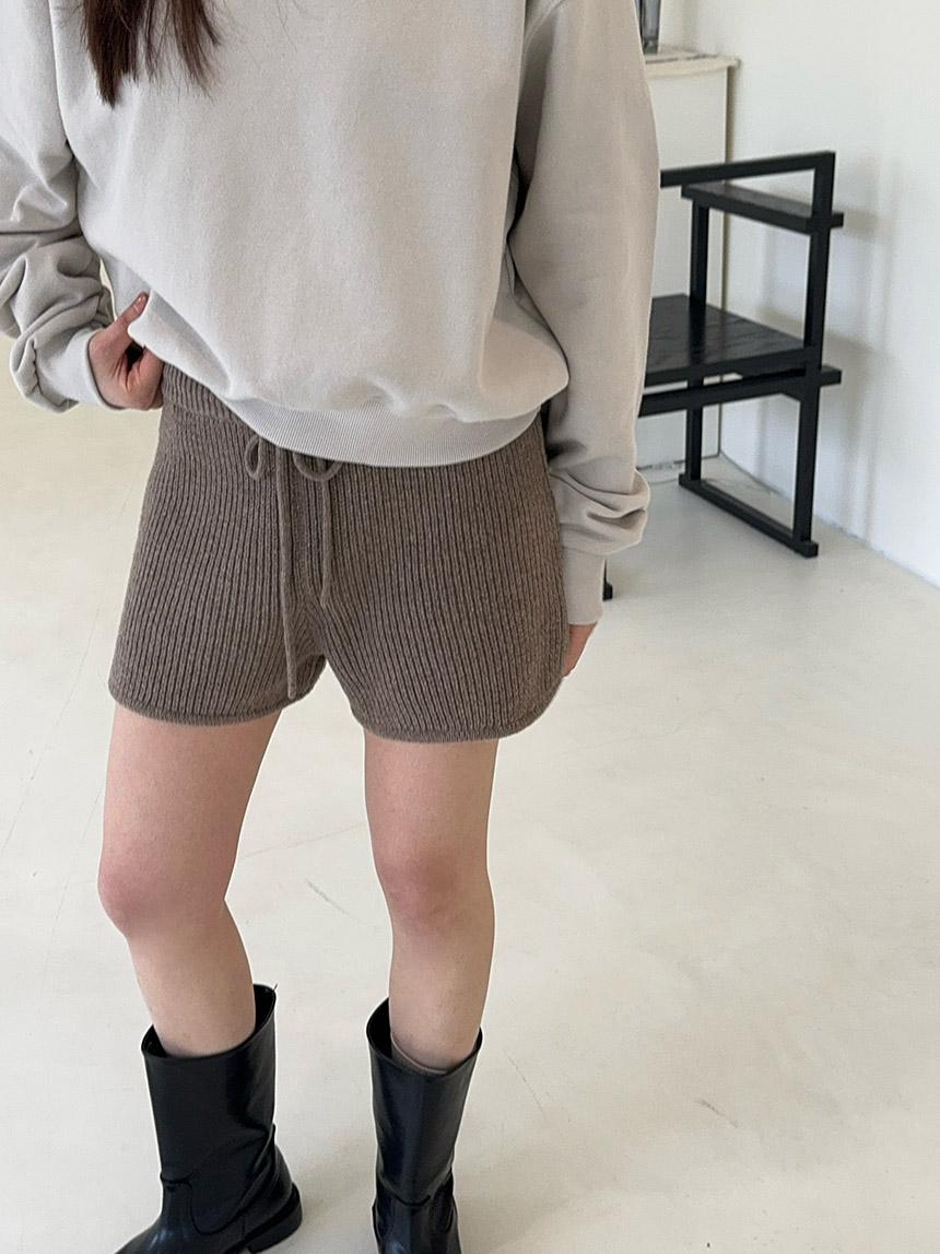 세노 리온 램스울 니트 숏 반바지 (3color)