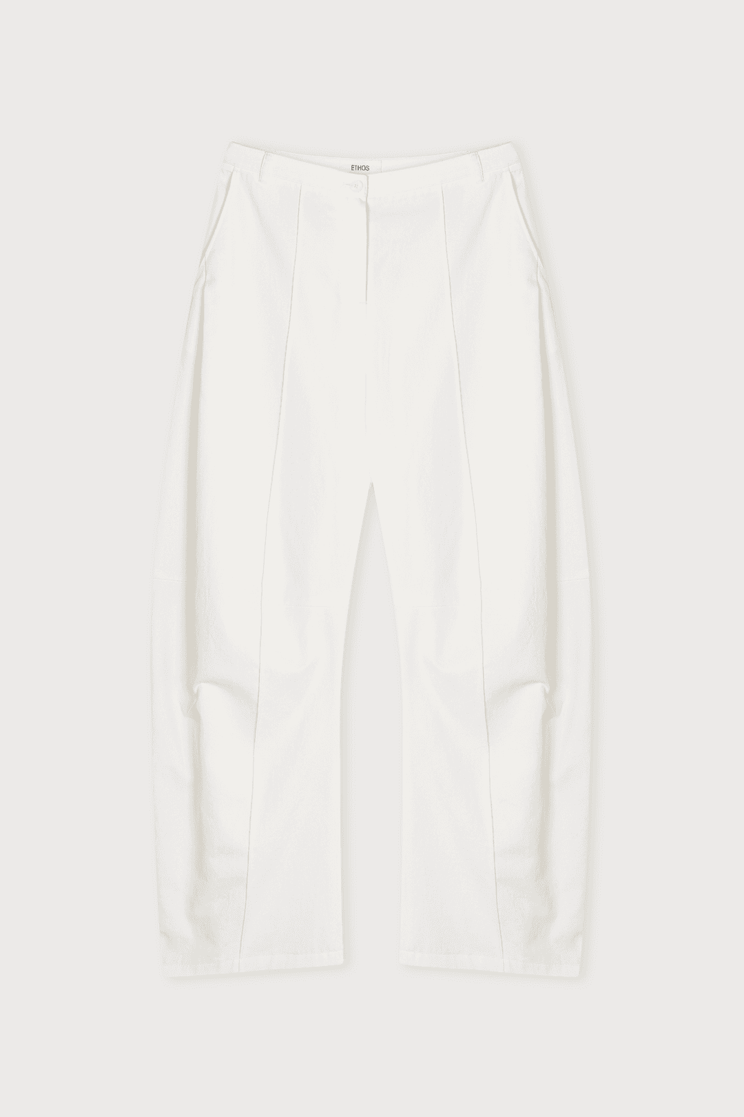 WIDE CURVED PANTS