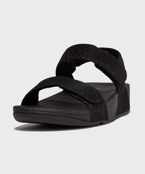 루루 쉬머럭스 백스트랩 샌들 All Black
