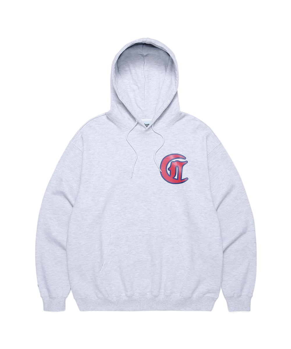 GOTHIC C LOGO HOODIE [LIGHT GREY]