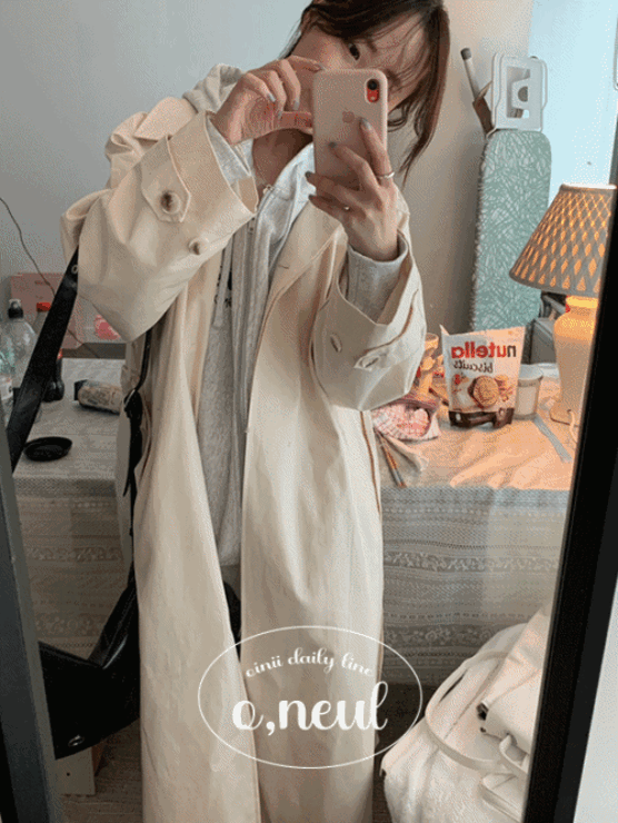 [오늘출발] [o,neul] notting hill trench ct - 2color
