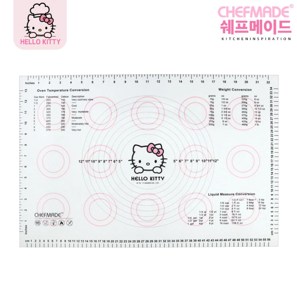 쉐프메이드 헬로키티 실리콘매트 베이킹작업판