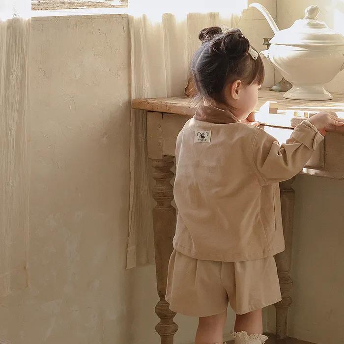 깜찍한 코디에 귀여워 웃음이나요 - 골덴 유아 치마바지