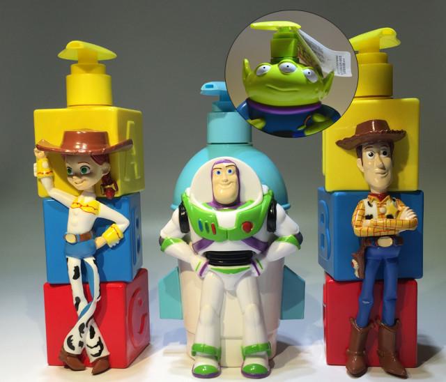 캐릭터 욕실 디스펜서 샴푸리필통