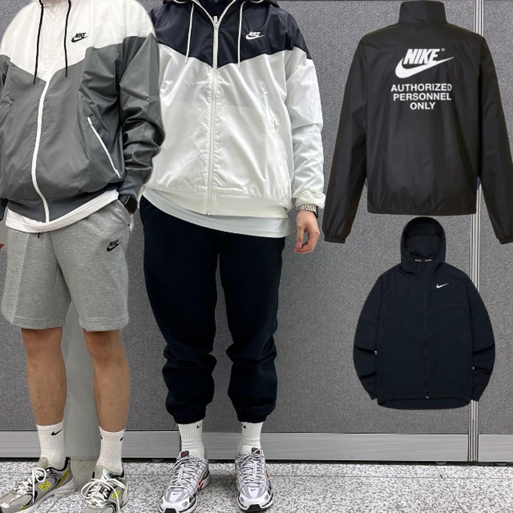 나이키 바람막이 윈드러너 빅스우시 우븐자켓 아노락 후드자켓