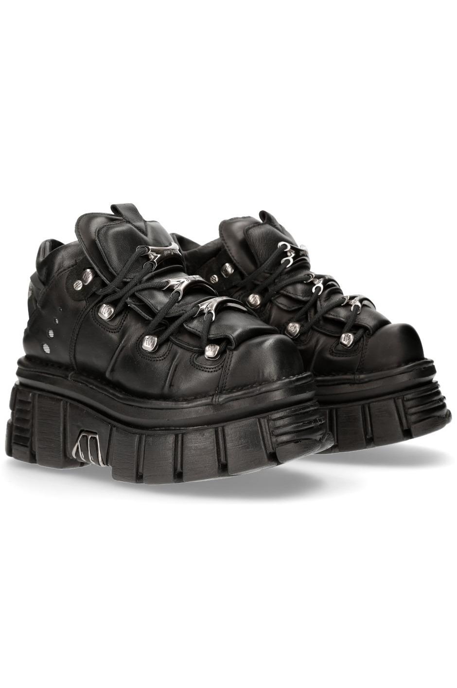 [뉴락 NEW ROCK] BLACK TOWER WITH LACES M-106-S29