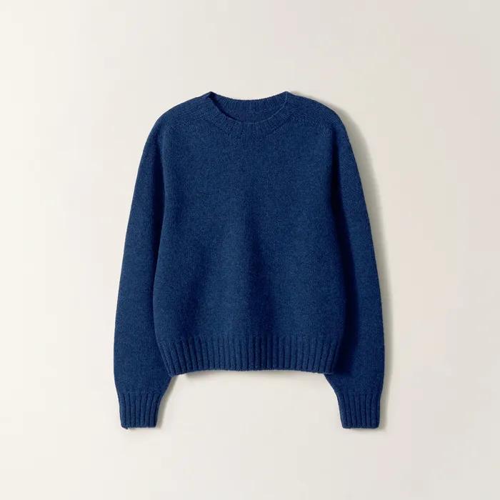[S사이즈 10/22 순차배송] Bunny Wool Pullover Knit (Blue)