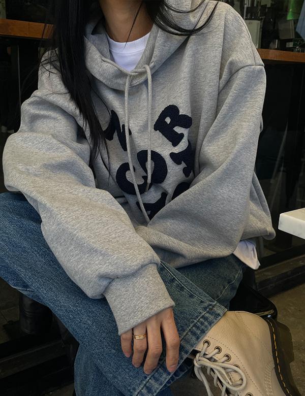 코즐링 후드 맨투맨