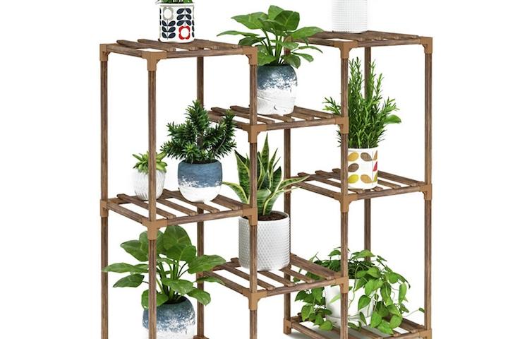 원목 화분받침대 진열대 정리대 선반 루시