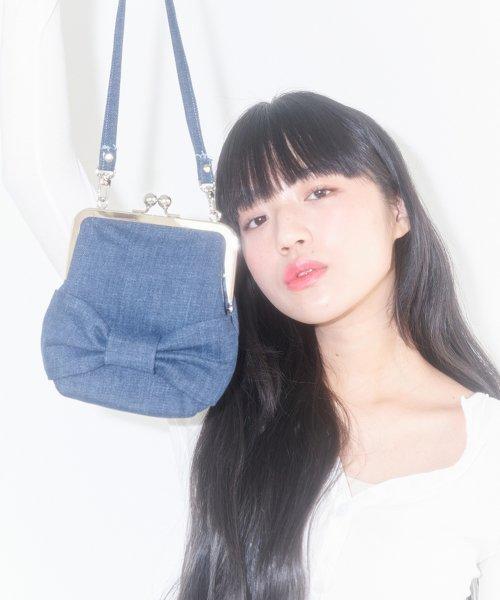 DENIM RIBBON TOAST BAG (blue)