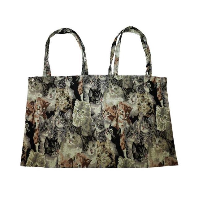 BLESS 블레스 고양이 트윈 숄더 에코백 Cat bag twin