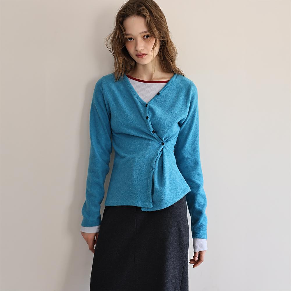 Basel v-neck cardigan (blue)