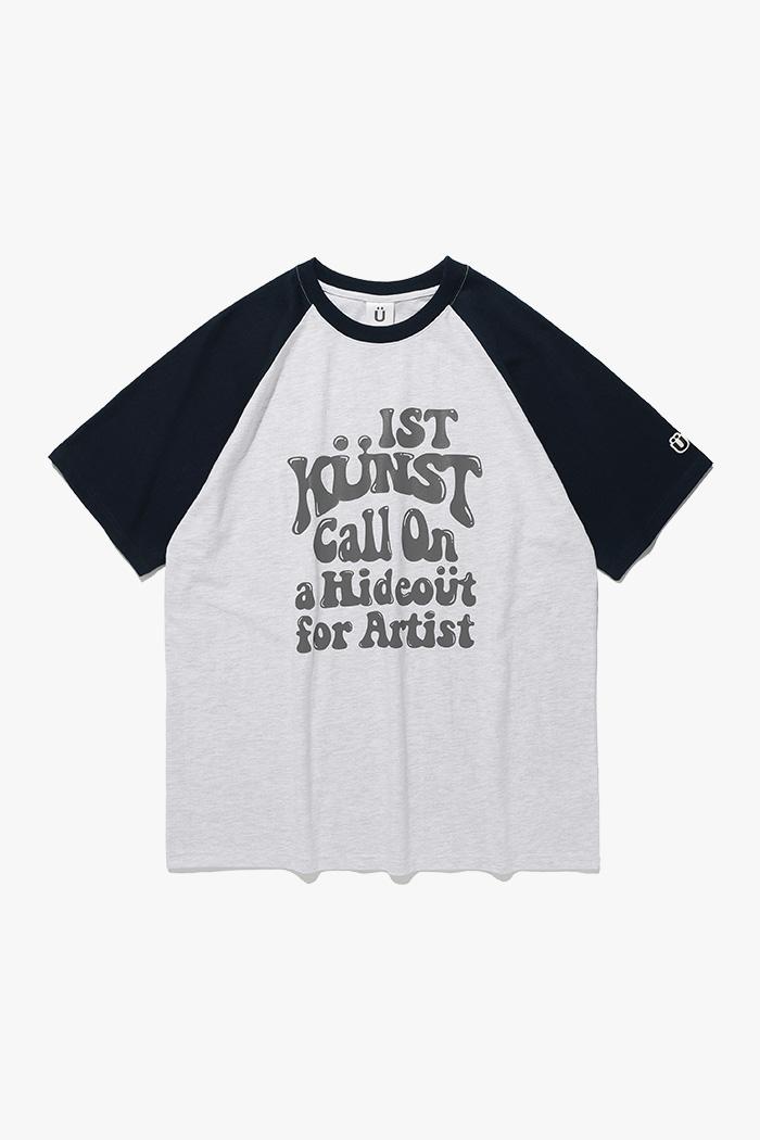 [5/12 예약발송]HIDEOUT RAGLAN TEE[LIGHT GREY]