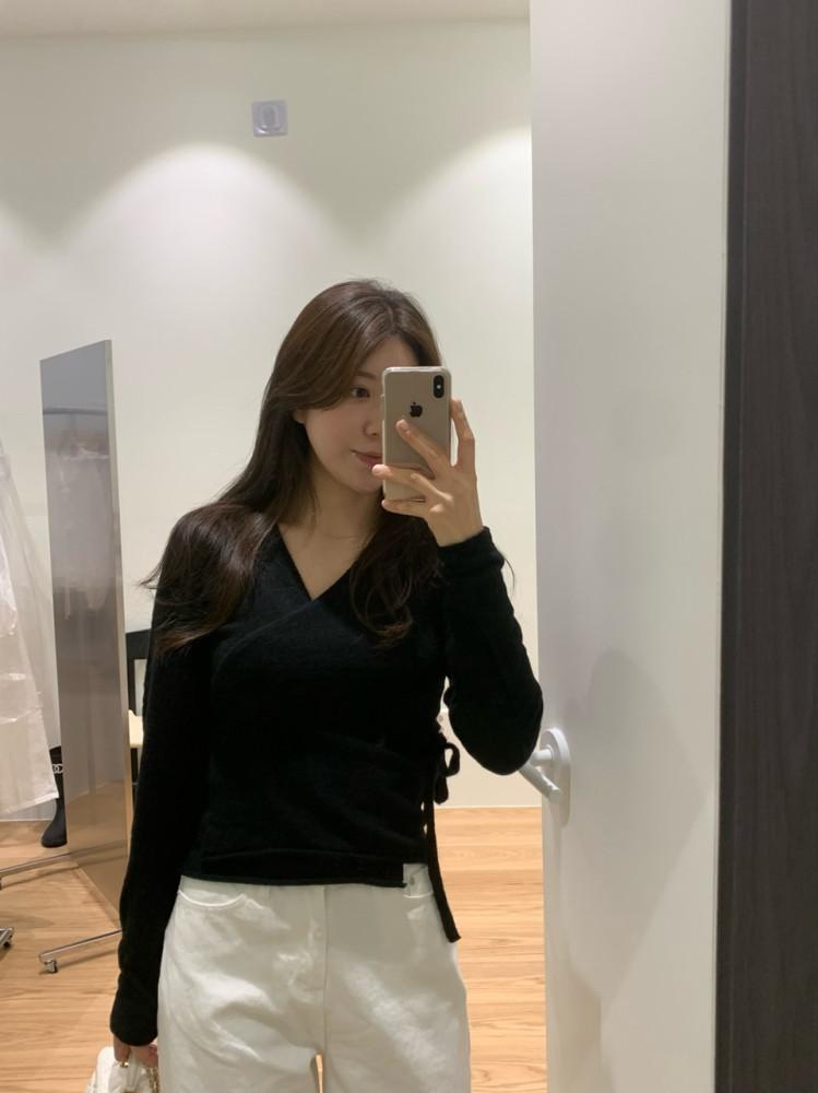 (아이당일) riette 리에뜨 에이미 니트 랩가디건  (2color)