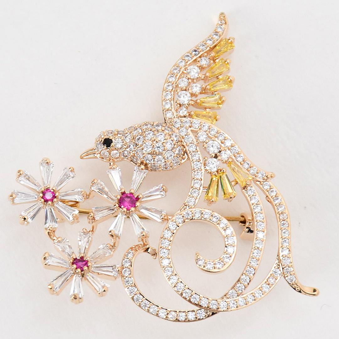 [현대백화점] [JJQUEEN] 엘로버드브로치 Br480