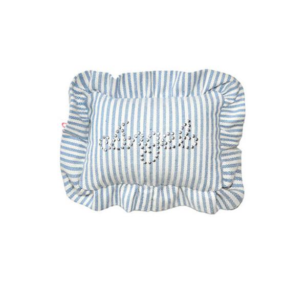 (pinkcowbakery) Stripe Frill Pillow Keyring