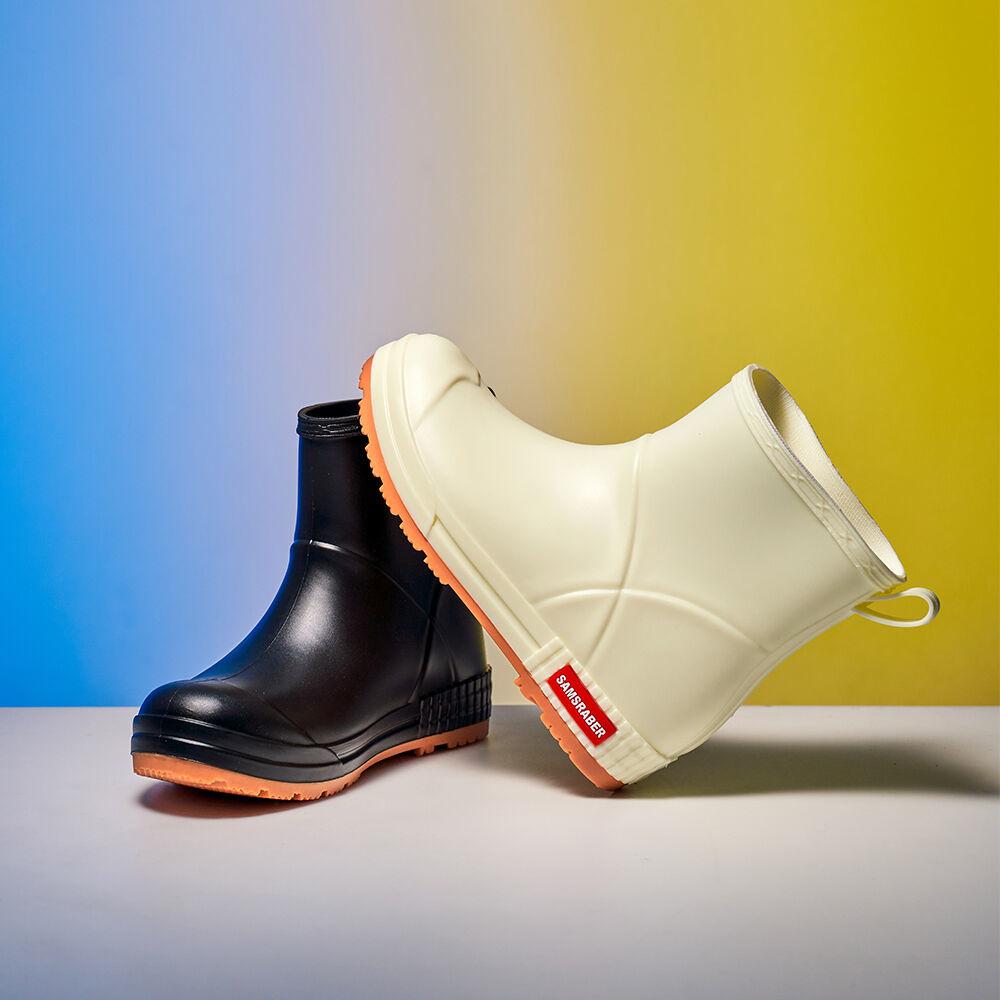 Swim-001 - 레인 앵클 부츠 플랫