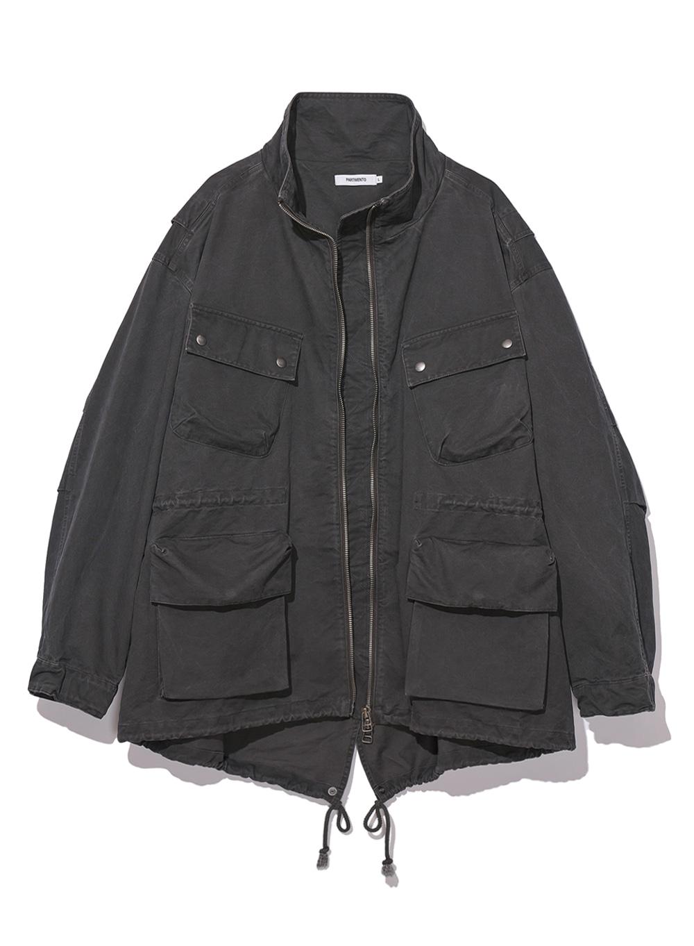 VTG Safari Field Jacket_Charcoal