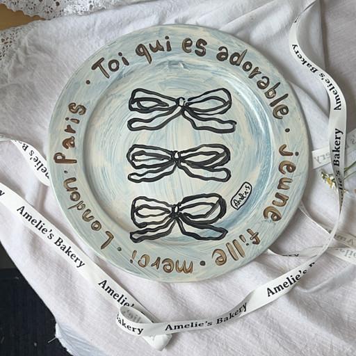 리본즈 핸드페인팅 플레이트