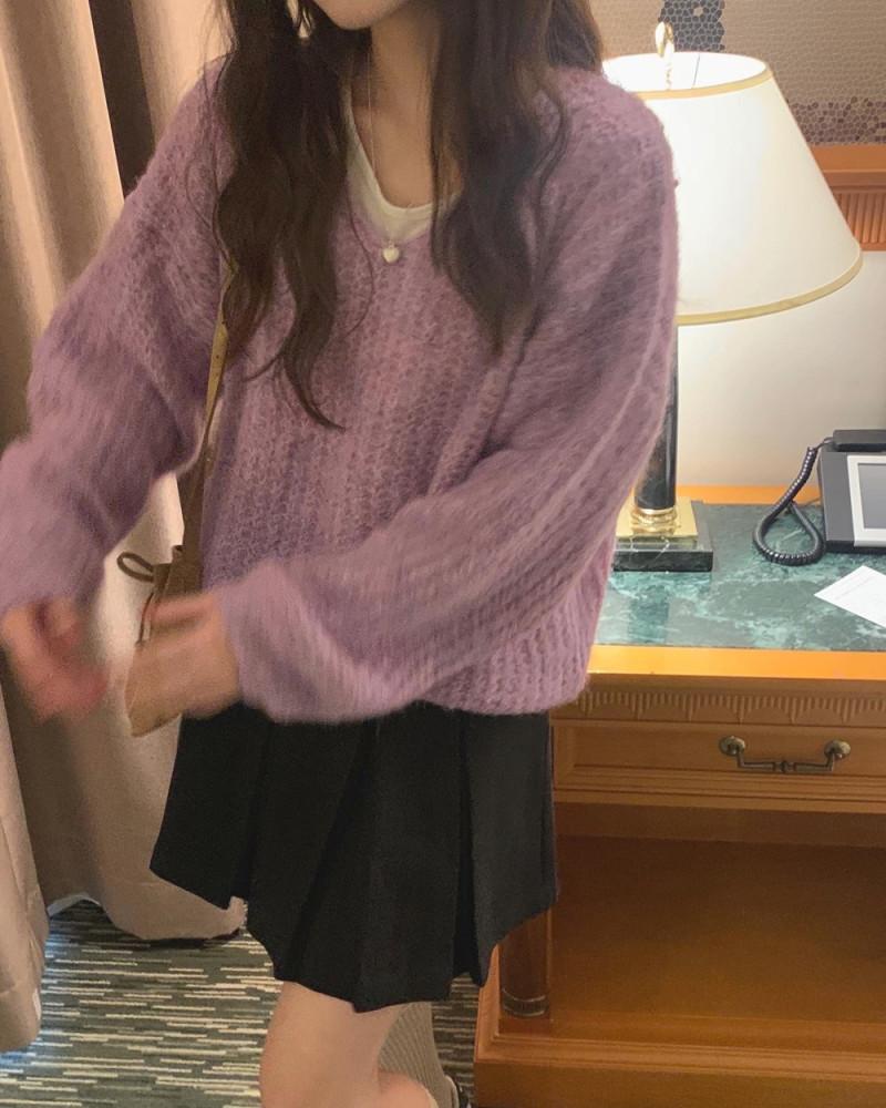 기획) 보글 헤어리 knit