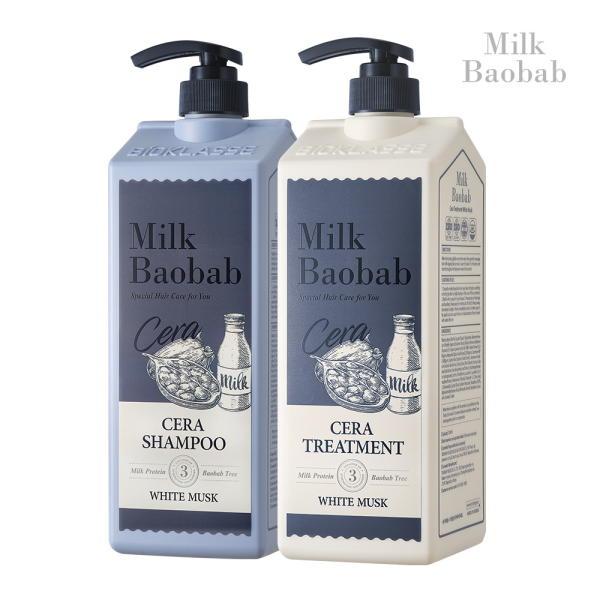 [밀크바오밥]밀크바오밥 세라 샴푸1.2L  + 트리트먼트 1.2L (향선택)