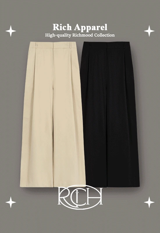 [PICK] 띵크 핀턱 코튼 wide p (2color)