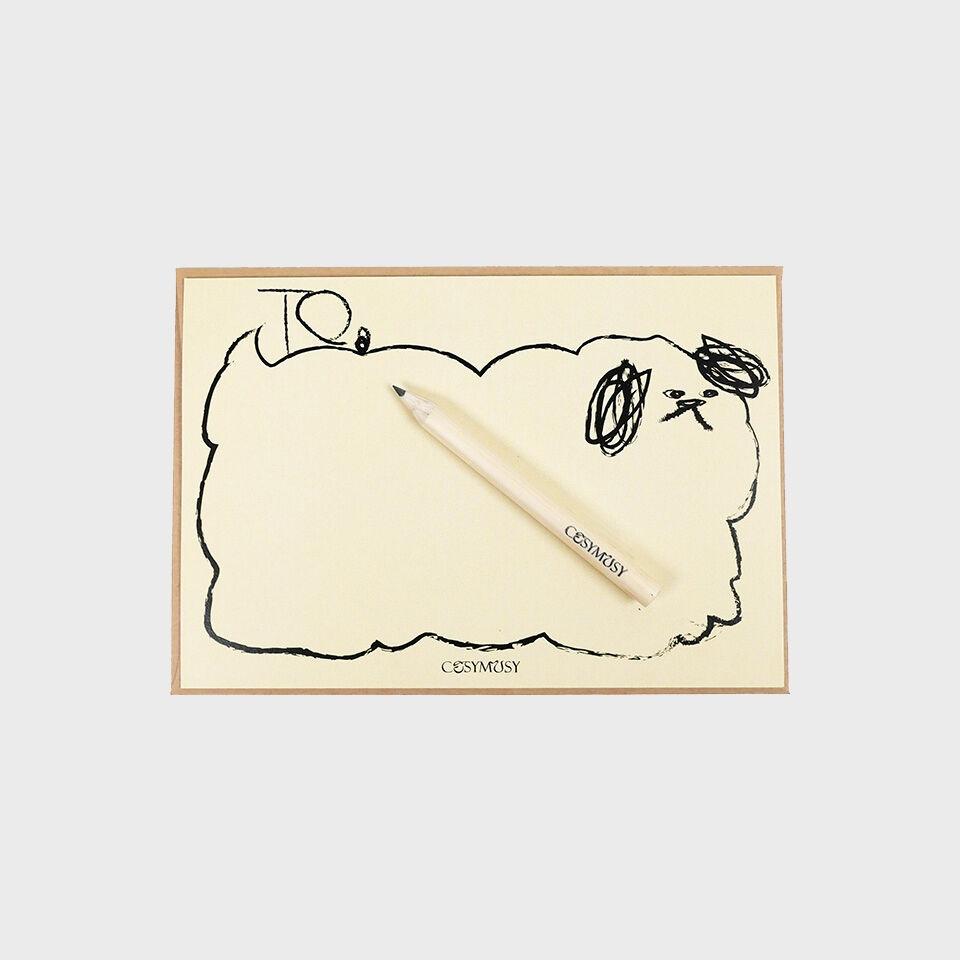 Cosymosy Post Card - Speech Bubble Puppy