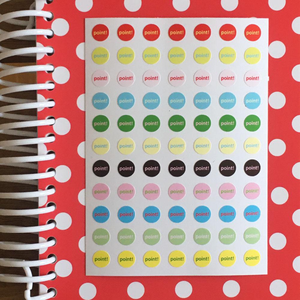 point index sticker