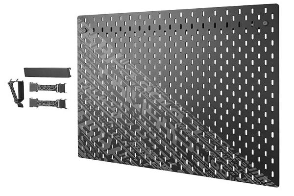 UPPSPEL 페그보드 콤비네이션 블랙 76x56cm 994.073.12