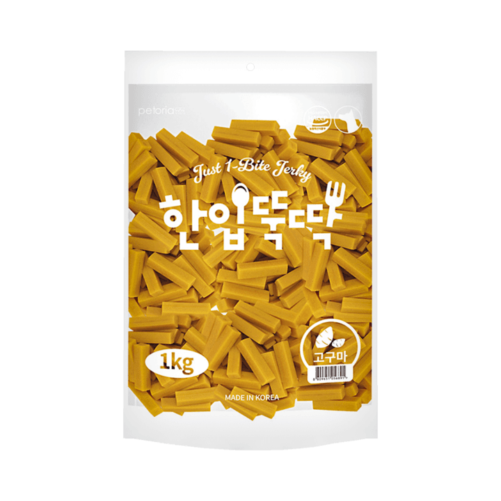 펫토리아 한입뚝딱 대용량 져키 고구마 1kg