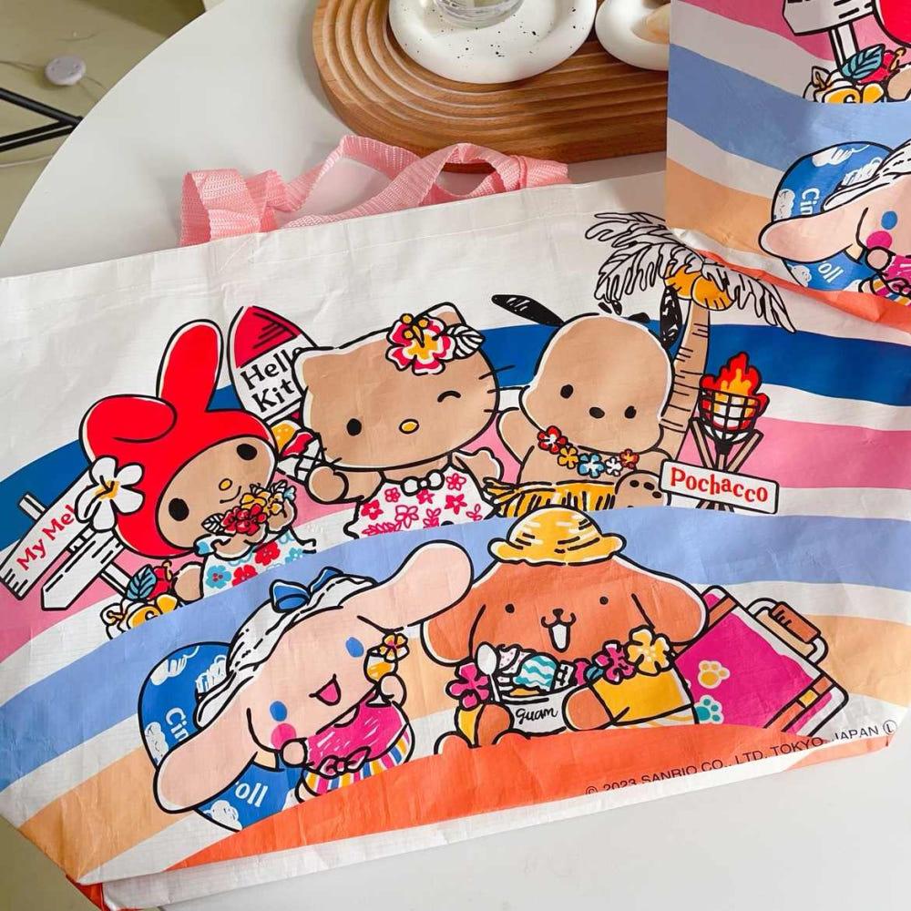 괌 키티 숄더백 타포린백 다용도가방