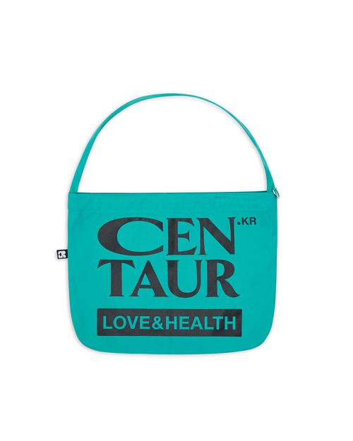 CENTAUR WASHED COTTON LOGO BAG_GREEN