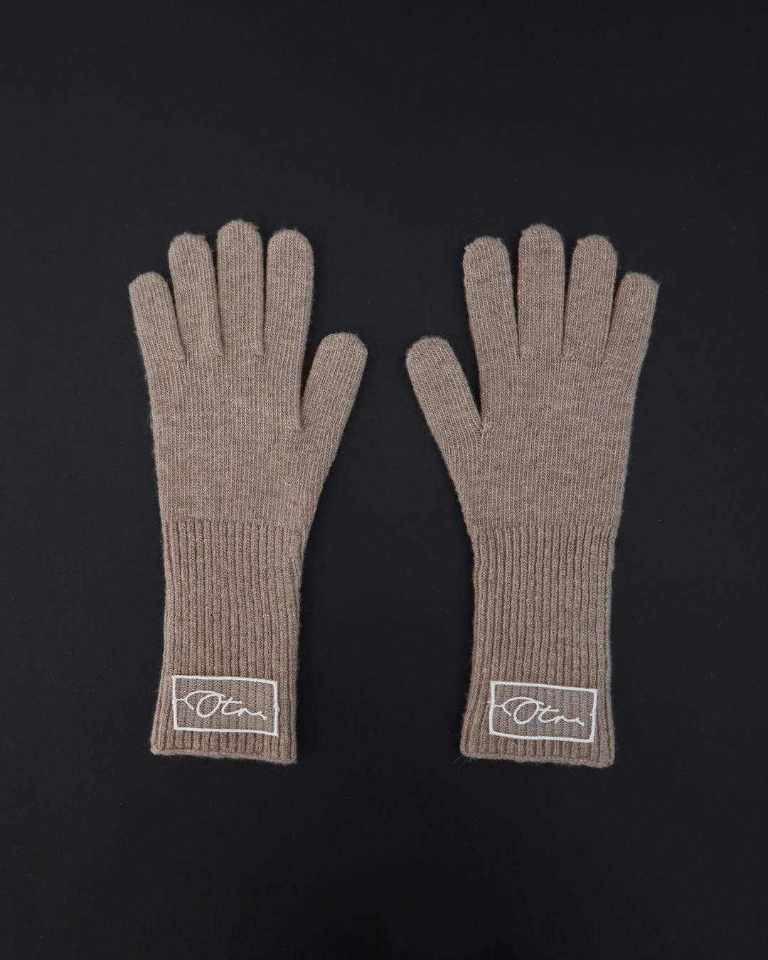 COLOR LONG GLOVES _ BEIGE
