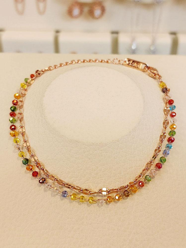 볼라레 글로잉크리스탈 써지컬두줄팔찌 SSS1256