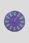 Analog silent tufting wall clock