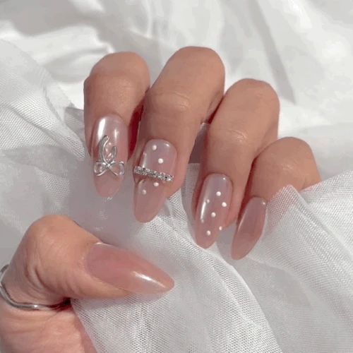 퓨어 리본 자석젤 롱 네일팁