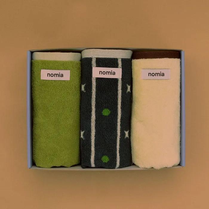 [Gift Package] 페이스 타월 3P 기프트 세트 (3종 택1)