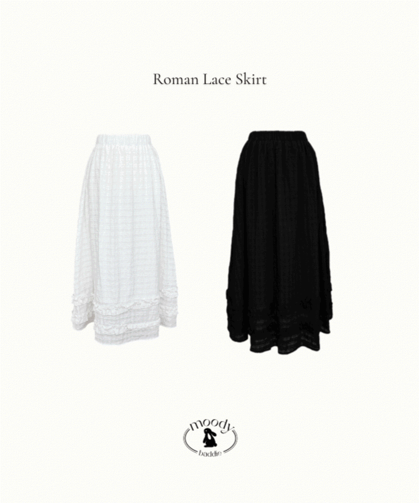 [러블리/소장템] 로망 레이스 스커트 (2color)