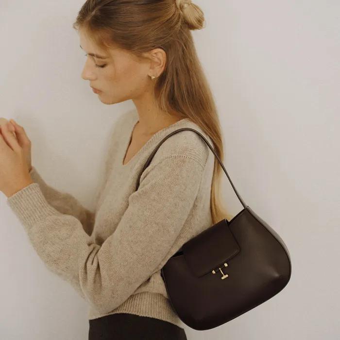 [29CM 단독] Tilda Flap Bag Small Choco Brown