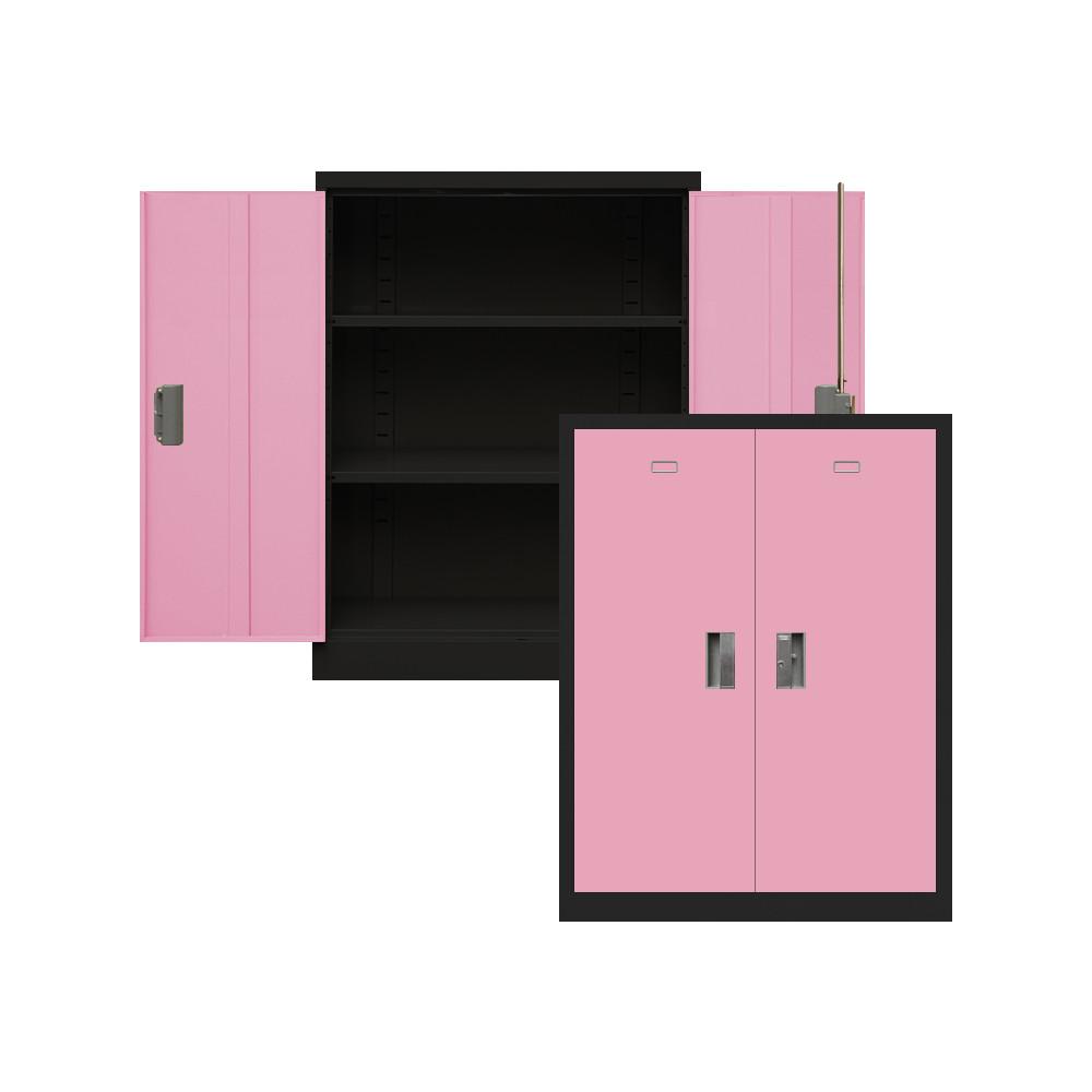 철제 캐비넷 3단 투톤 사무용 수납장 사물함 보관함