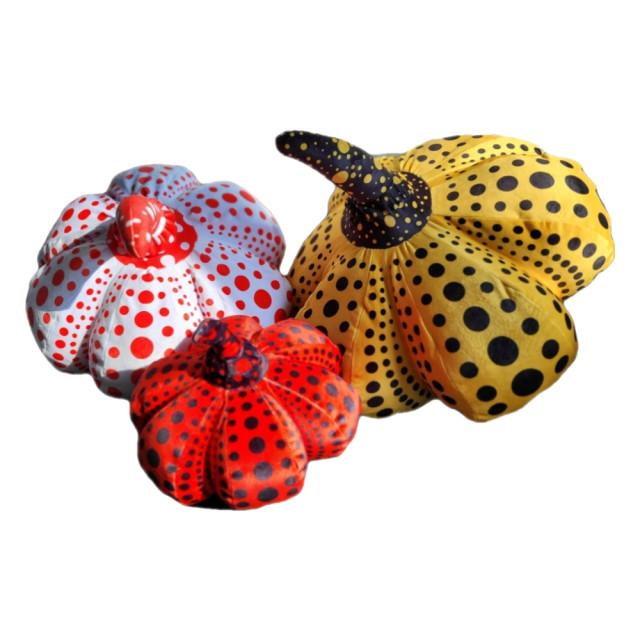 셀렉티드커스텀 쿠사마야요이 호박 쇼파쿠션 대형 소파쿠션