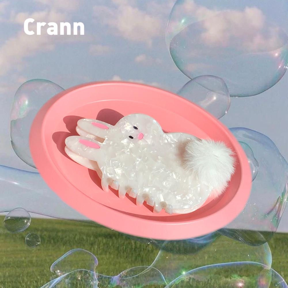 모어해피 MOREHAPPY 귀여운 토끼 헤어핀 머리 집게 키치한 아이템