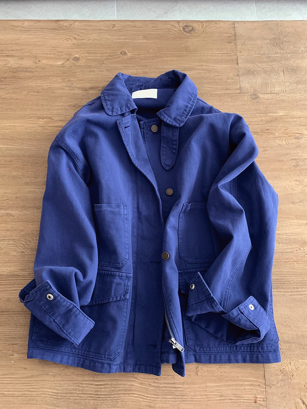 [가을신상] 빈티지 블루 워크 야상 자켓