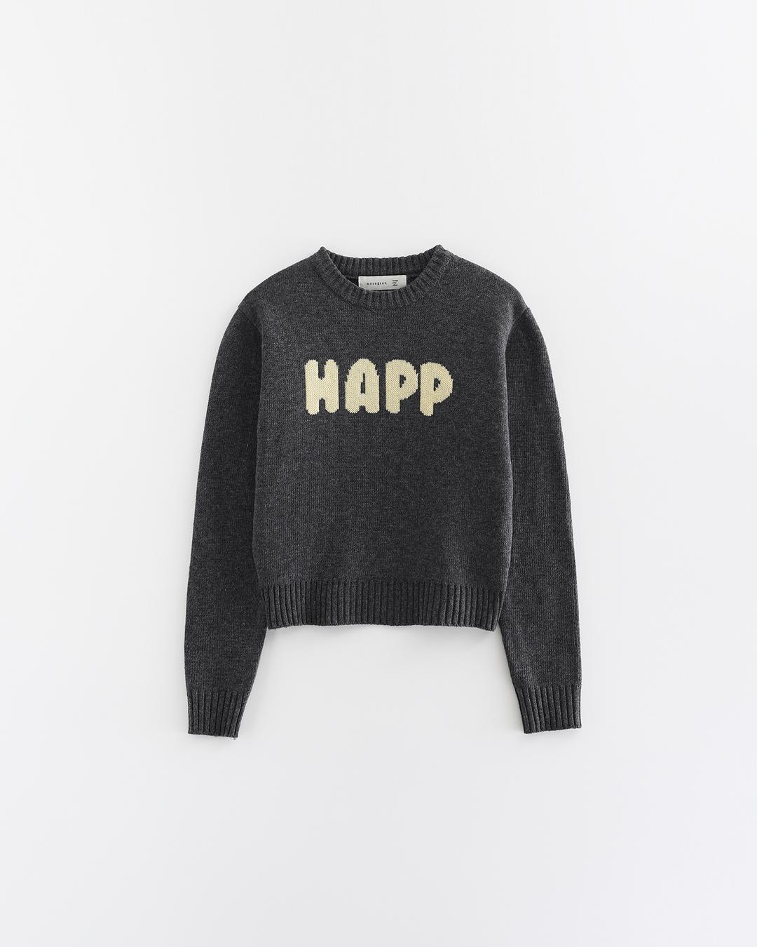 Happ Jacquard Round Knit_Charcoal