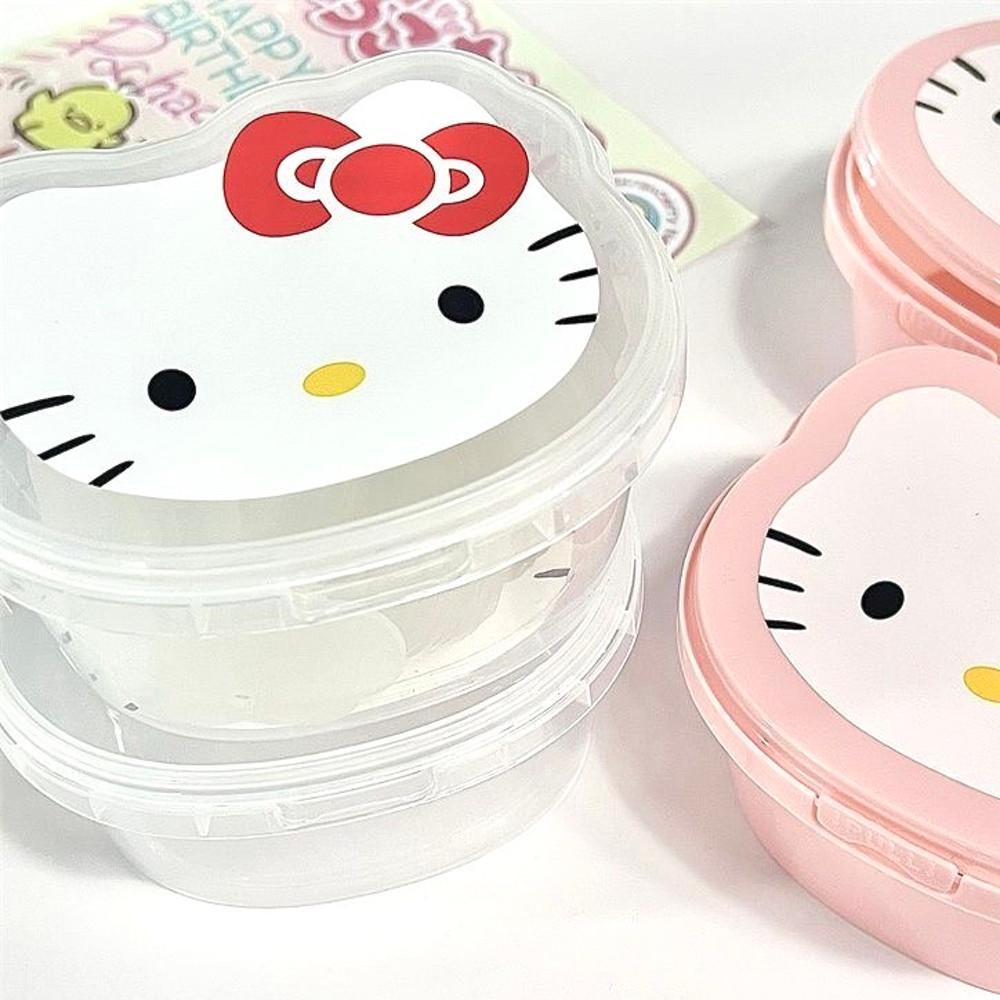 헬로키티 미니 플라스틱 소품케이스 다꾸 스티커보관함 다용도 수납함