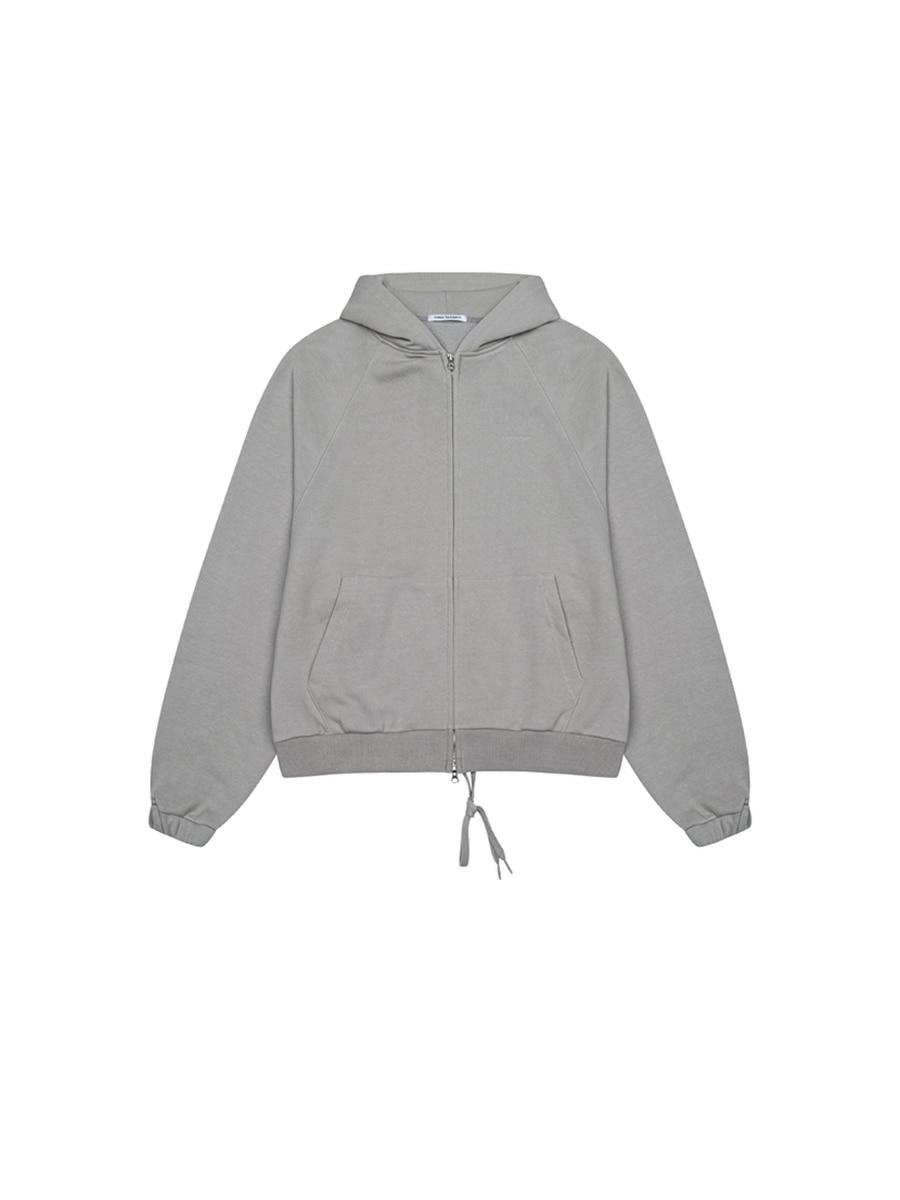 OVERFIT HOOD ZIP-UP (LIGHT BEIGE)