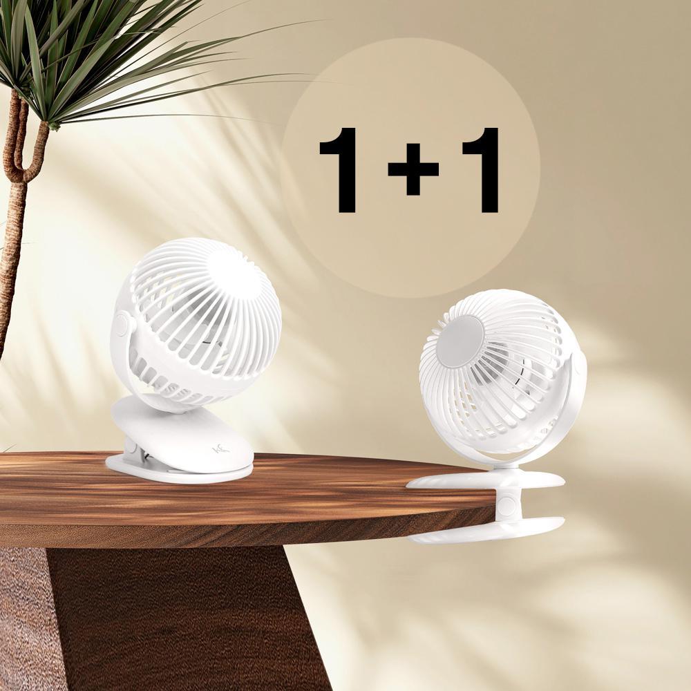 [1+1] KAUF 3way 멀티 거치 집게형 무선 선풍기 KF-TF02