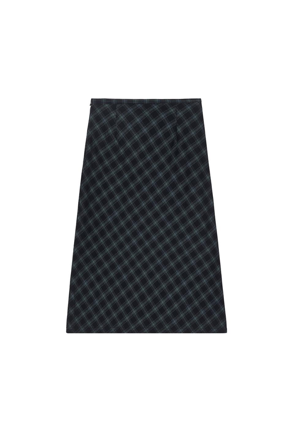 vintage check skirt