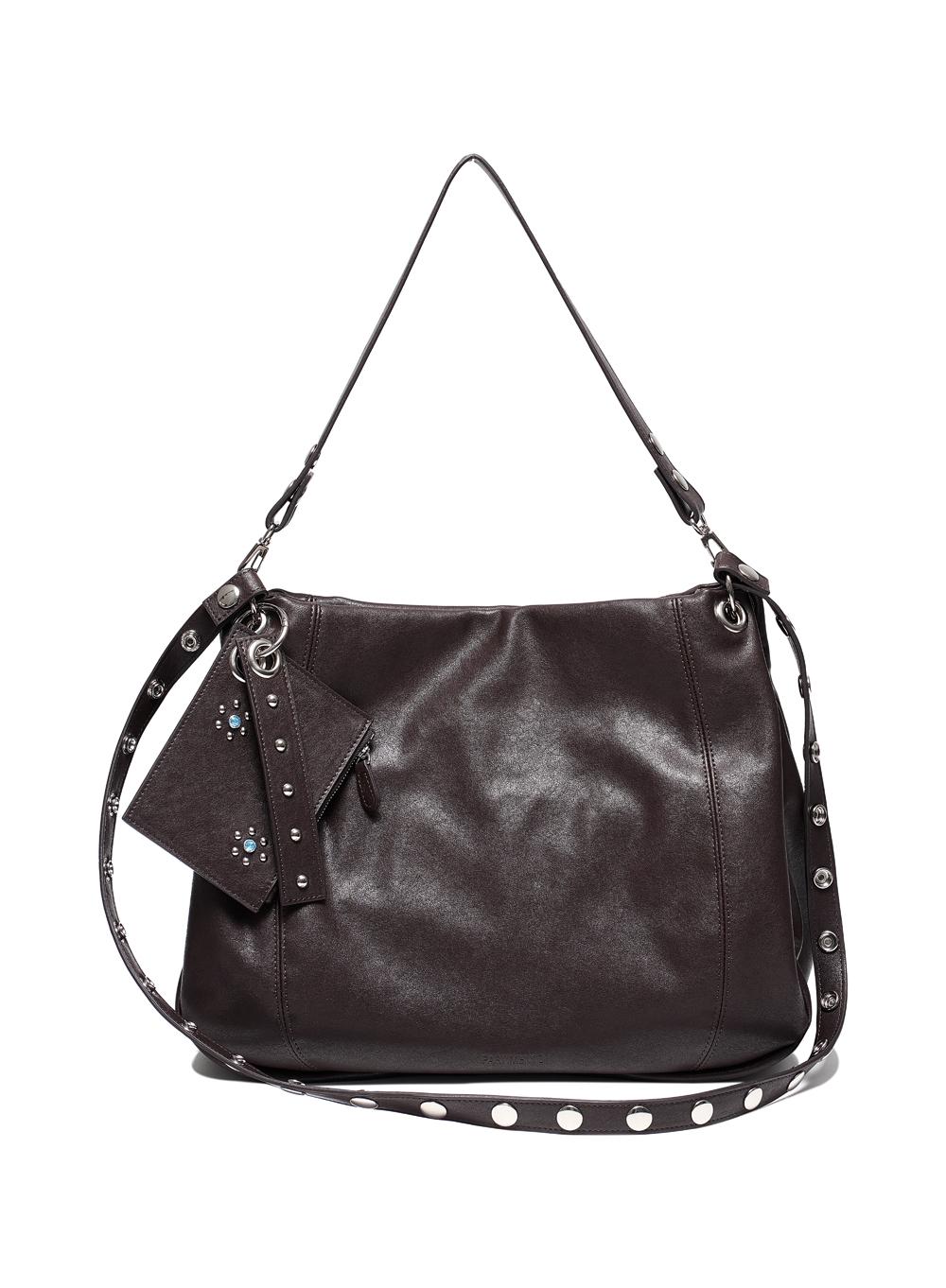 [WOMEN] 2WAY LEATHER HOBO BAG_BROWN