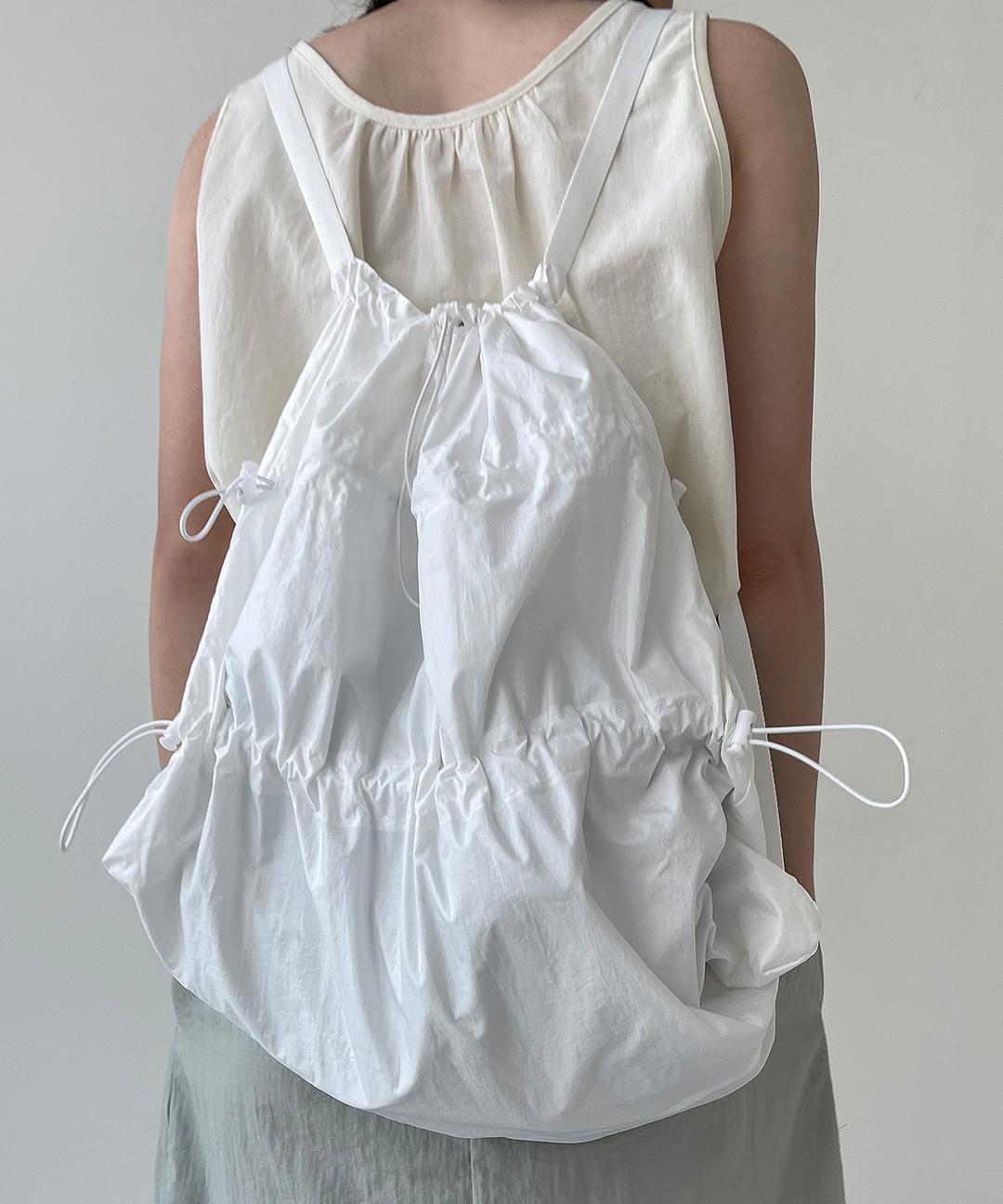 나일론 셔링 백팩